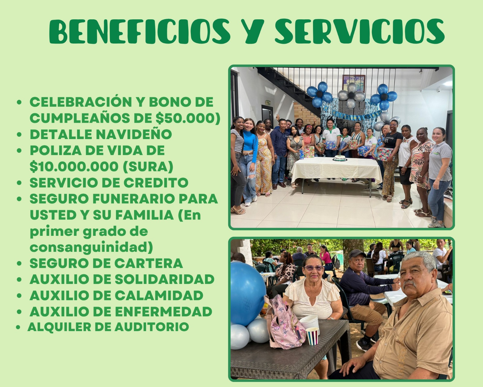 Beneficios y Servicios CODEG